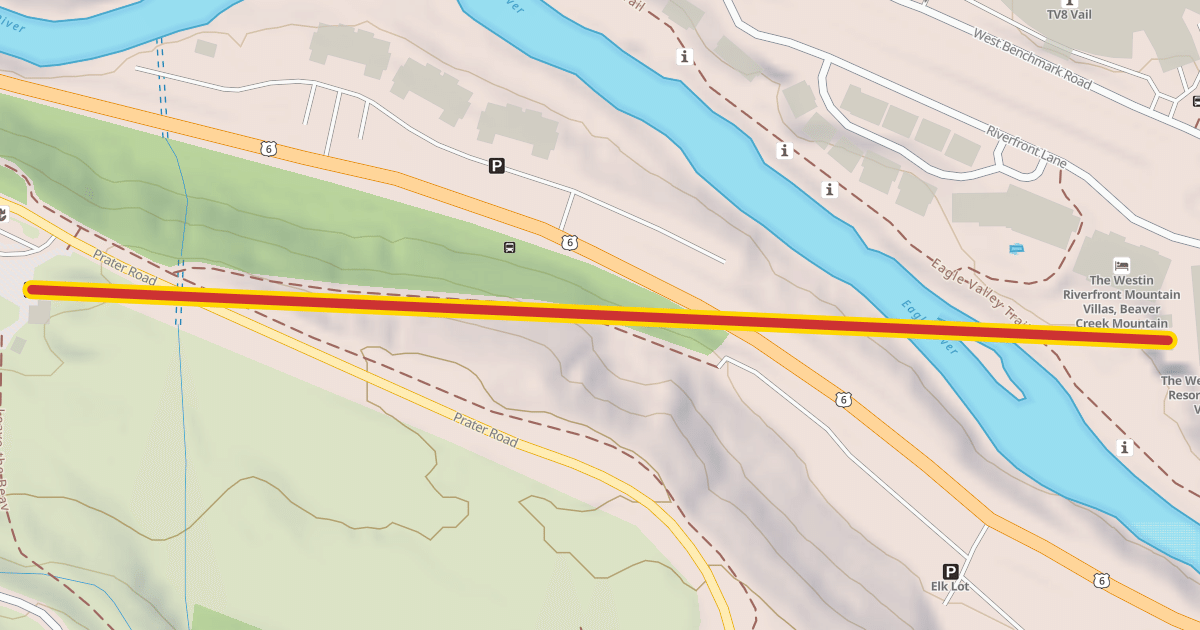 Map preview of Riverfront Express Gondola
