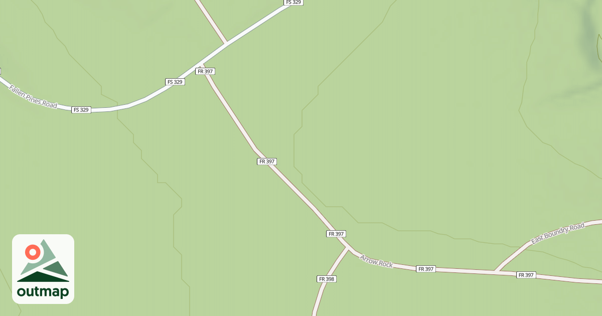 Map of ARROW ROCK ROAD