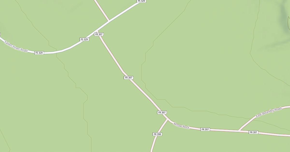 Map preview of ARROW ROCK ROAD