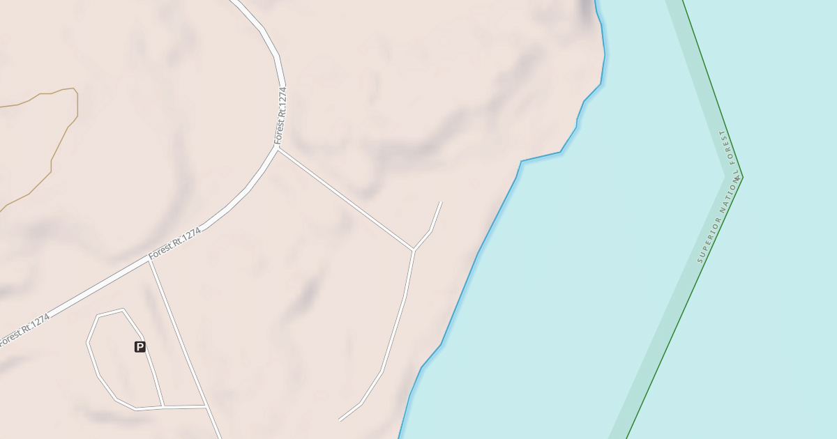 Map preview of CRESCENT LAKE CG SPUR AA