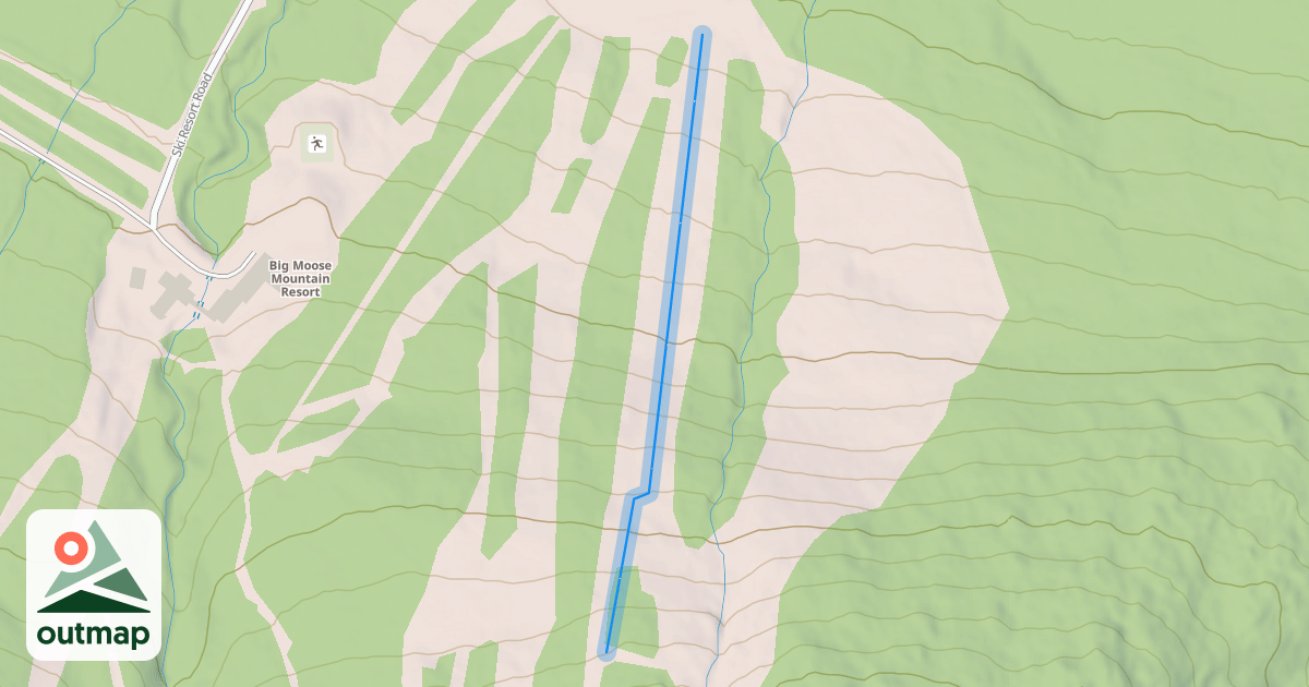 Map of Rip Gorge