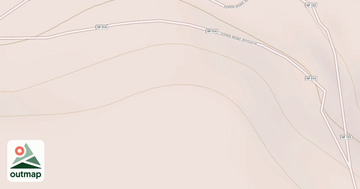 Map of COW RIDGE