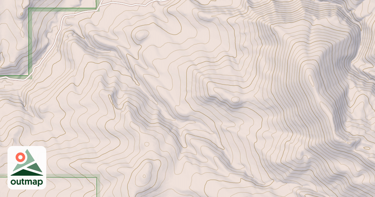 Map of Third Creek To Ruben Hollow