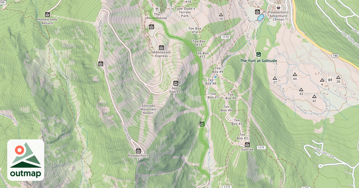 Map of Raptor Road