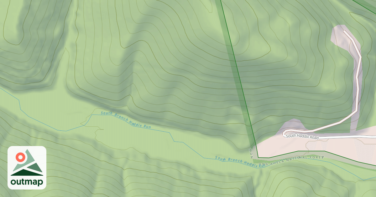 Map of SOUTH BR HADDIX