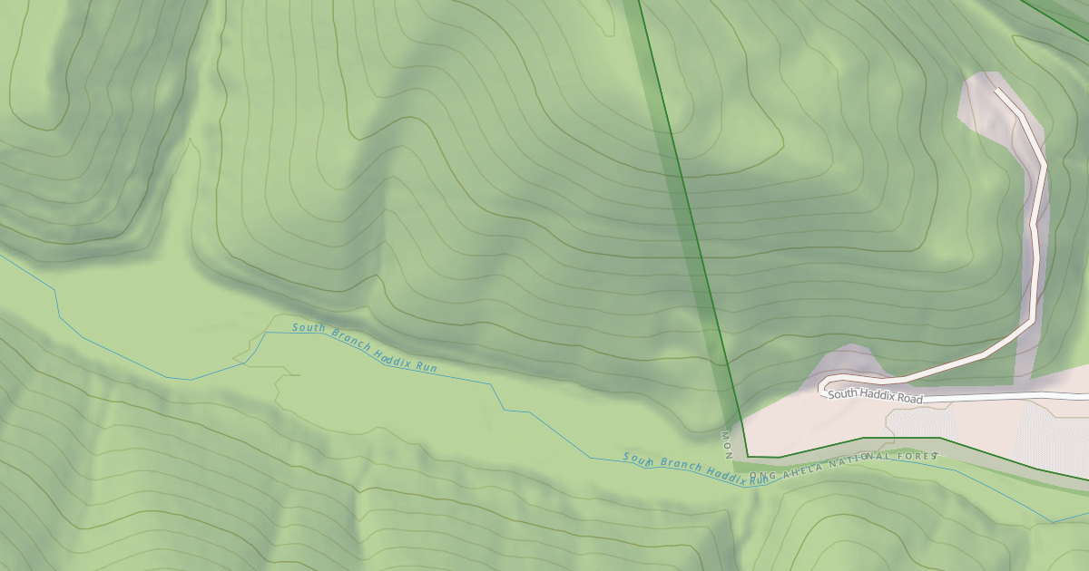 Map preview of SOUTH BR HADDIX