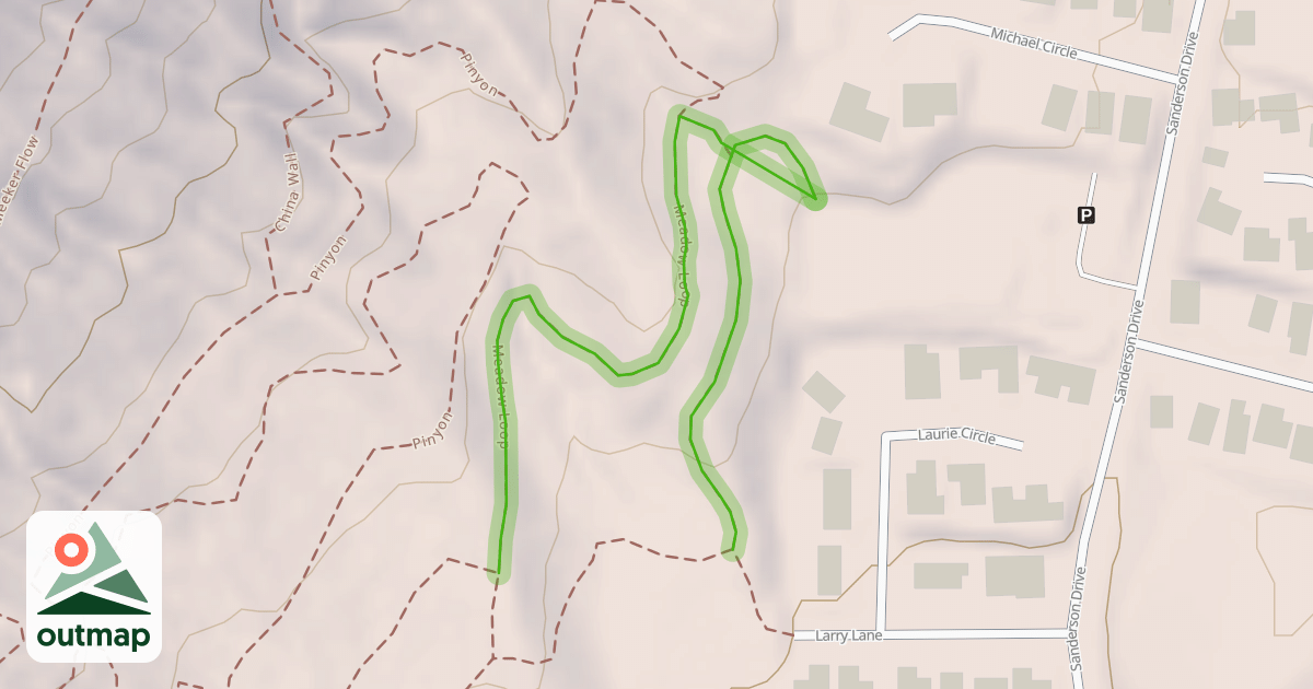 Map of Meadow Loop