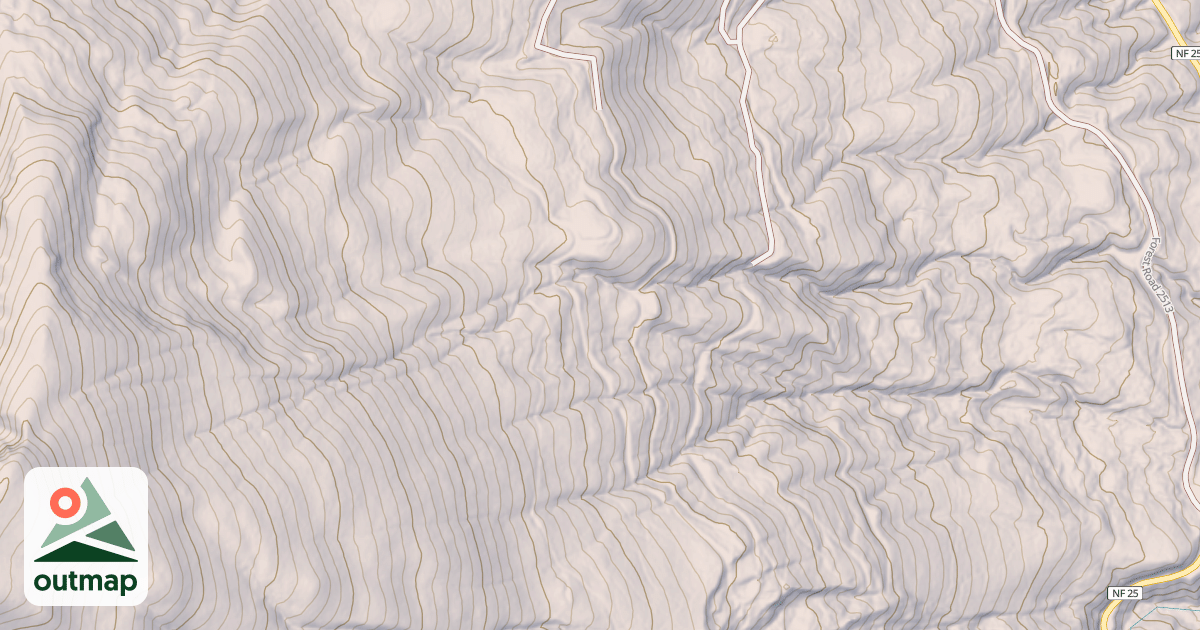 Map of BENHAM HOMESTEAD