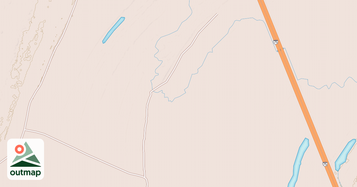 Map of OLD CASTLE ROCK SPUR A