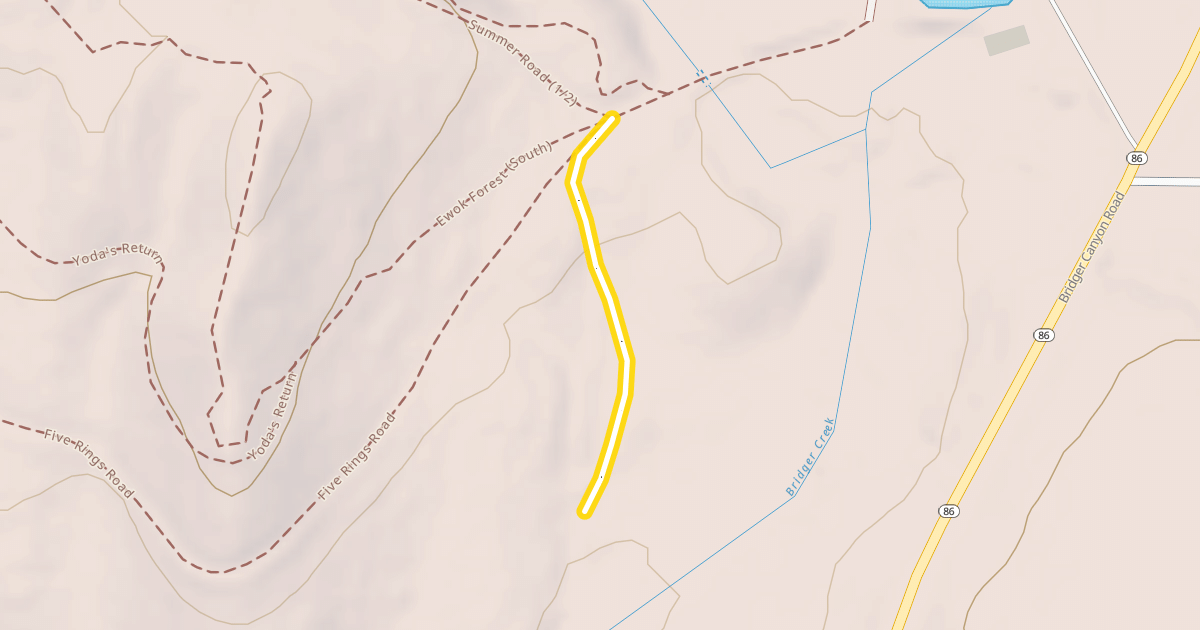 Map preview of Crosscut Return