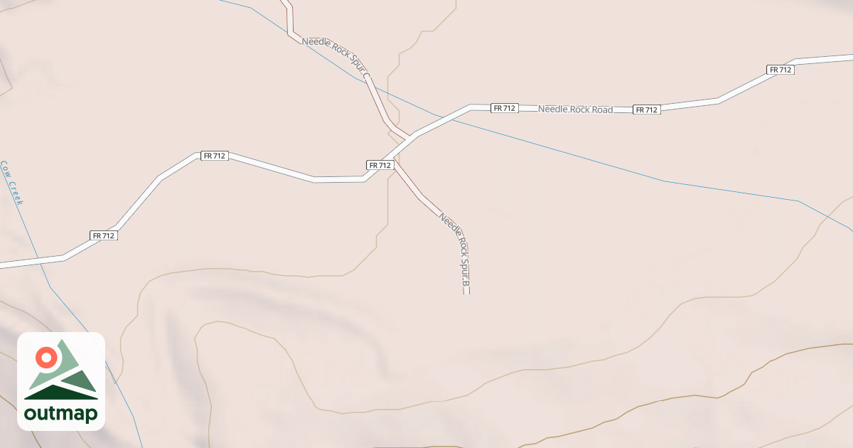 Map of USFS Motor Vehicle Use Map Trails 3449