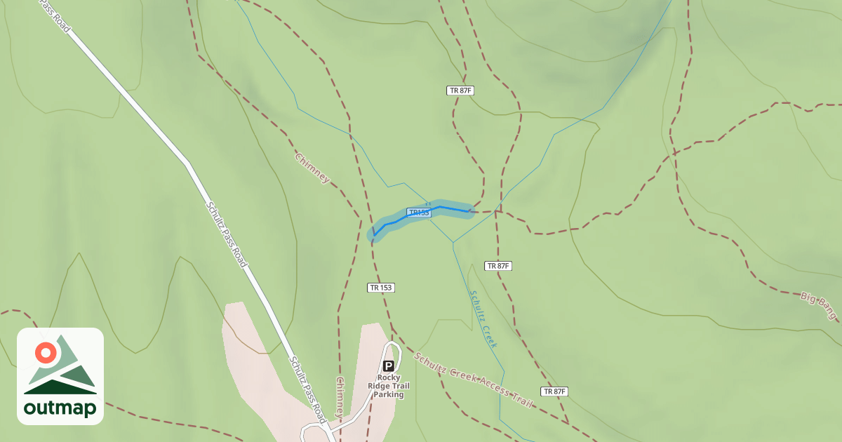 Map of Rocky Ridge Trail