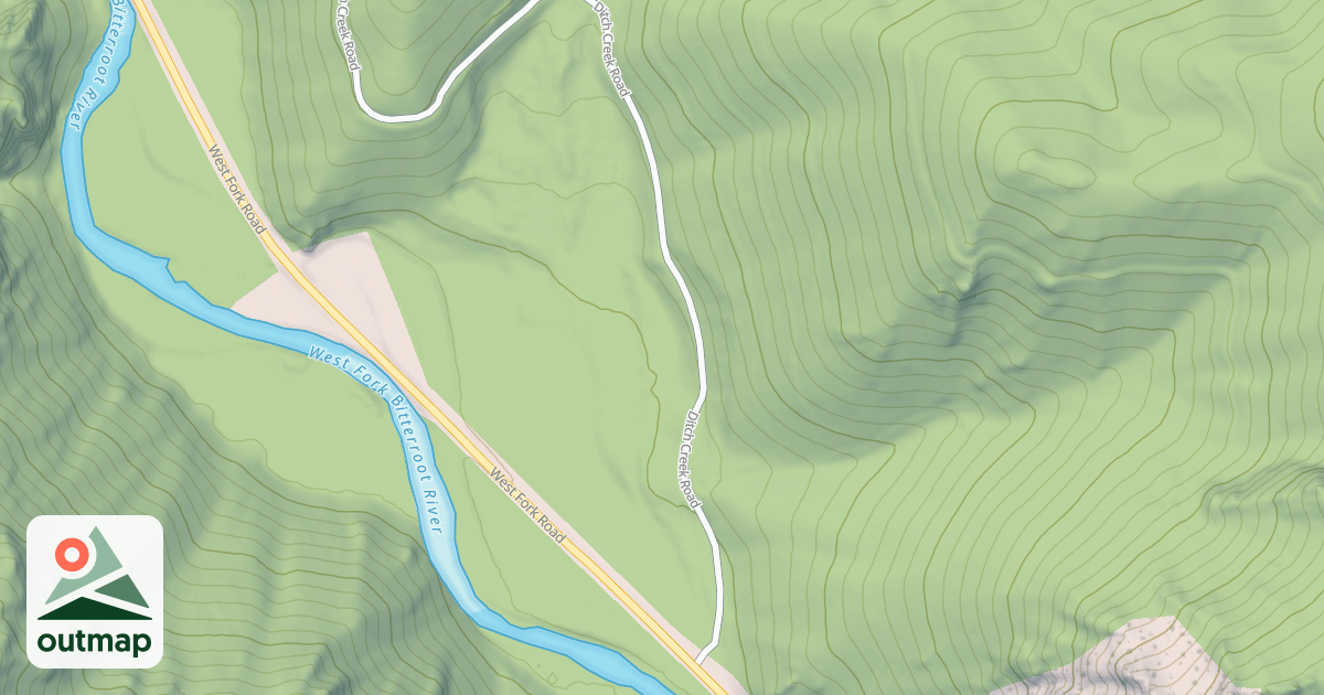 Map of (FDR) DITCH-BUCK