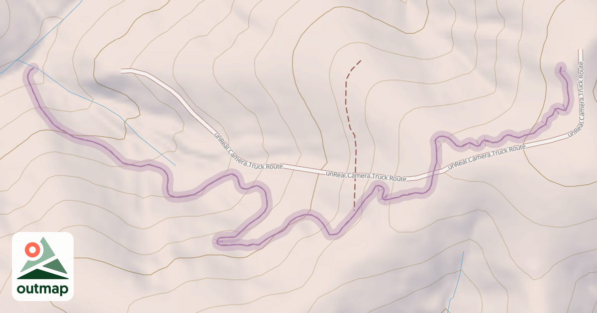 Map of One Shot: Brandon Semenuk's unReal Segment