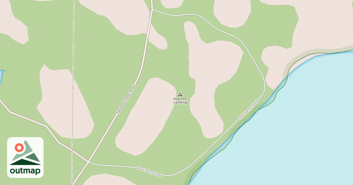 Map of BOAT RAMP ROAD