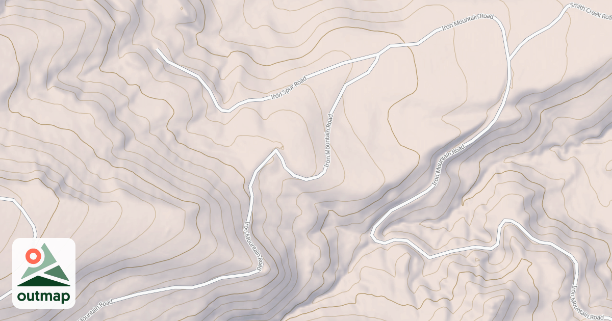 Map of IRON MOUNTAIN