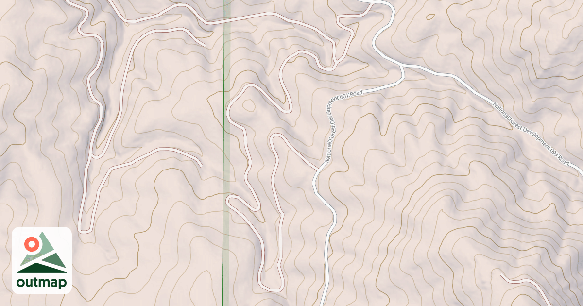 Map of SPUR 601N