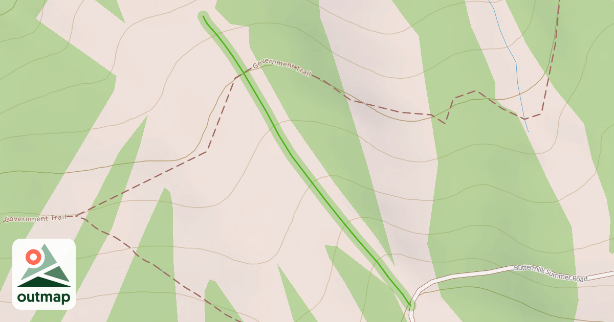 Map of Blue Grouse (Buttermilk)