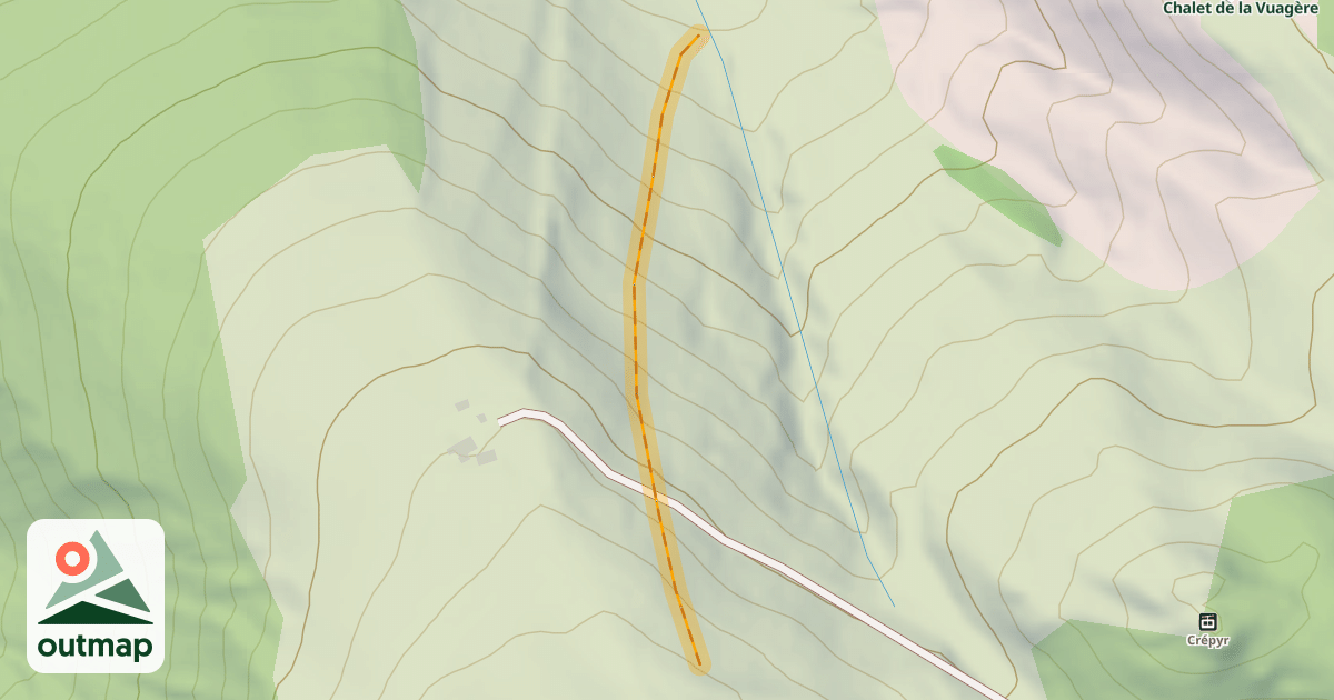 Map of Freeride des Places
