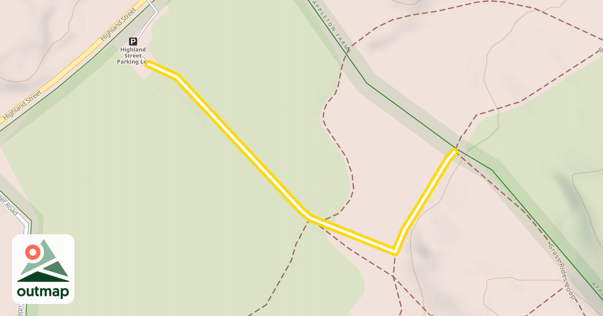 Map of Grass Rides Loop