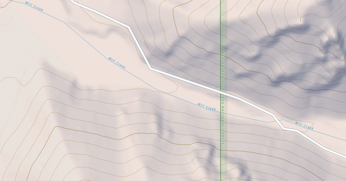 Map preview of BLM National GTLF Public Motorized Roads 4558086c-7755-4420-ae3d-a0352fa693bb