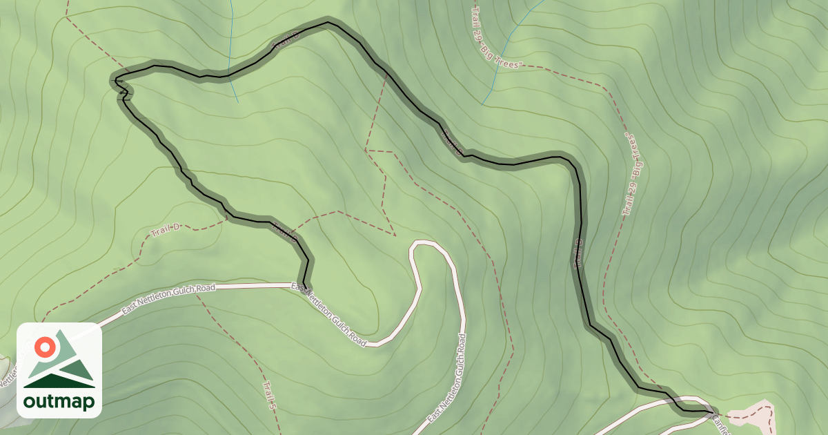 Map of Trail D