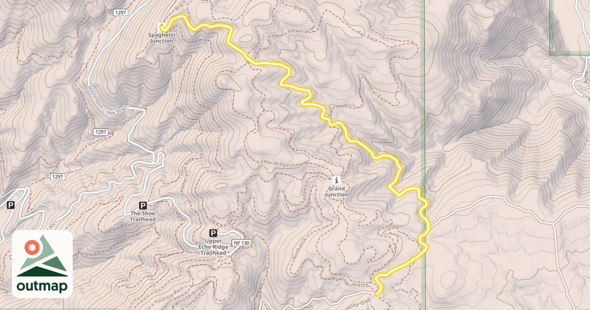 Map of Purteman Gulch Road
