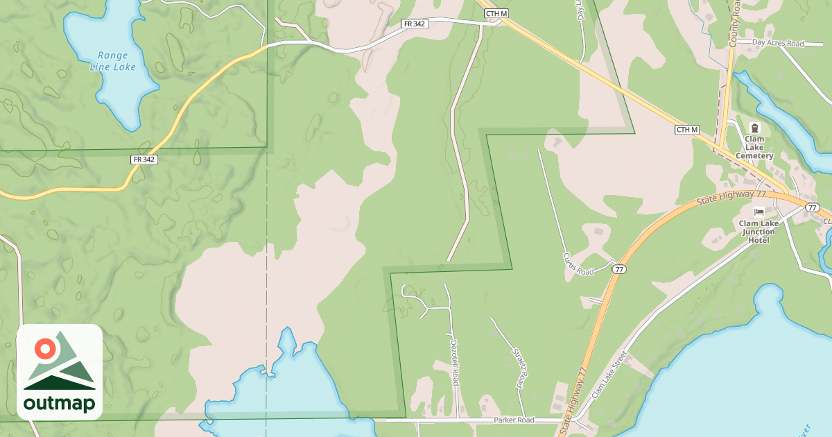 Map of FR 342A