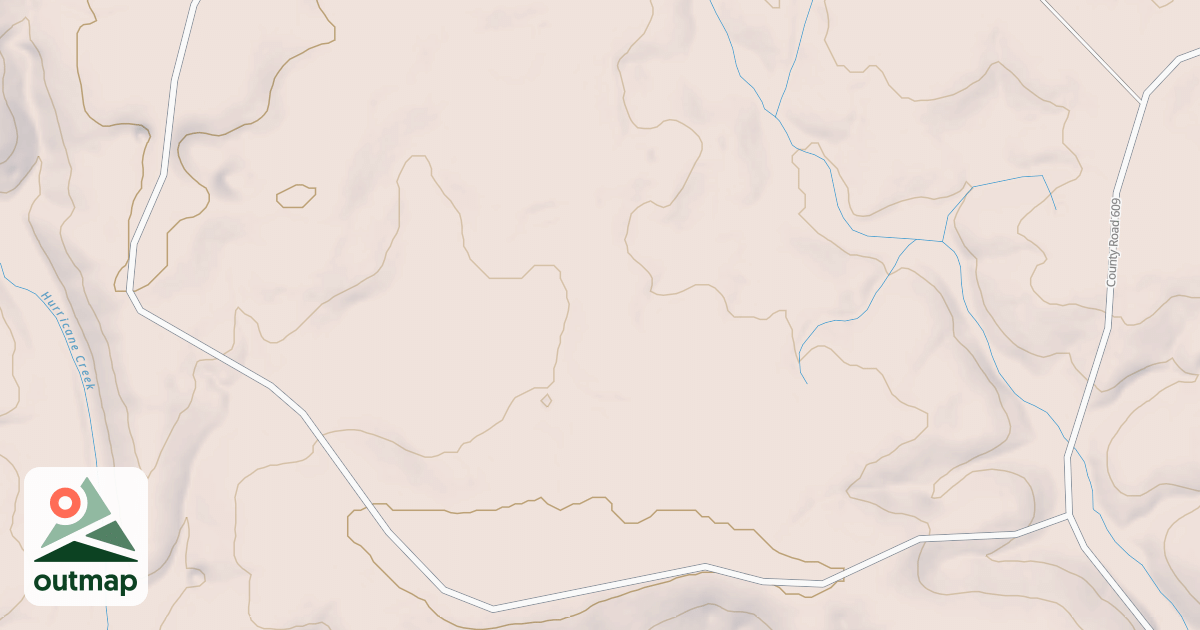 Map of COUNTY ROAD SPUR
