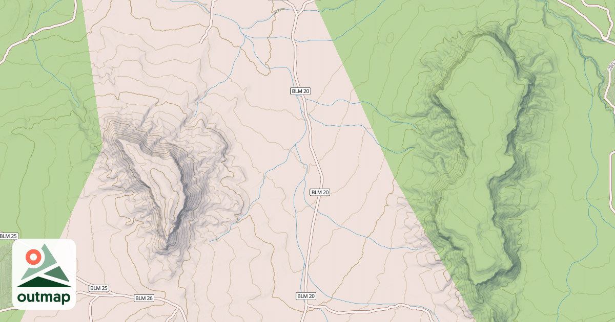Map of BLM National GTLF Public Motorized Roads 23e49d5c-41e9-41d0-9ab9-4e0a43fed8f6