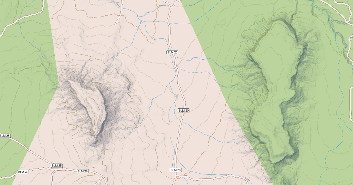 Map preview of BLM National GTLF Public Motorized Roads 23e49d5c-41e9-41d0-9ab9-4e0a43fed8f6