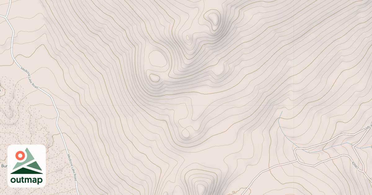 Map of BORDER MTN N