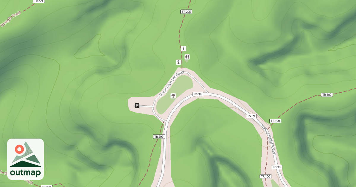 Map of GREYS ARCH