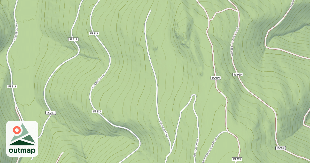 Map of FIREWOOD STUB