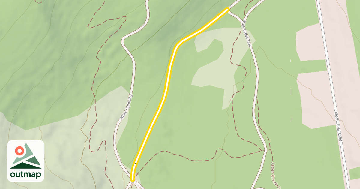 Map of North Fork