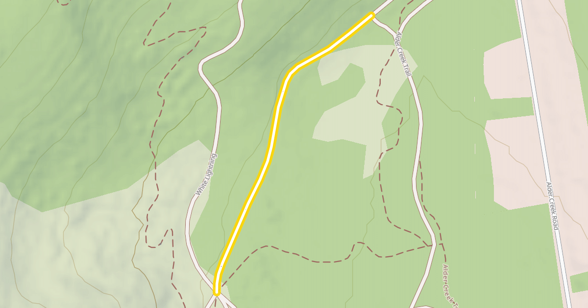 Map preview of North Fork