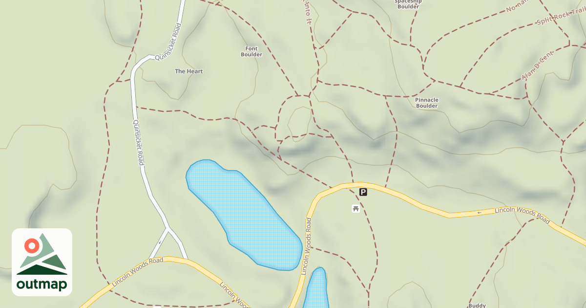 Map of Mack's Traverse