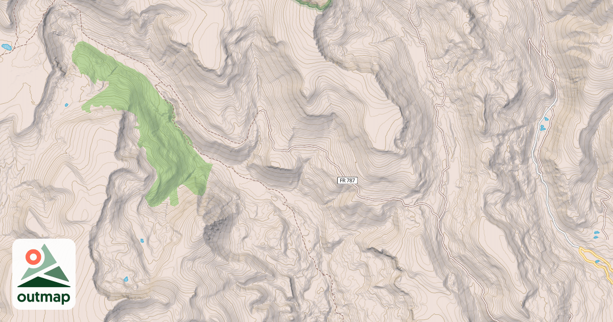 Map of LA GARITA SD.