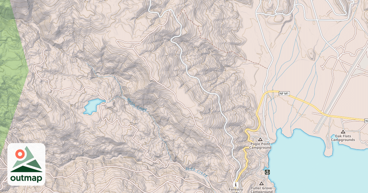 Map of ERICSON RIDGE 4X4