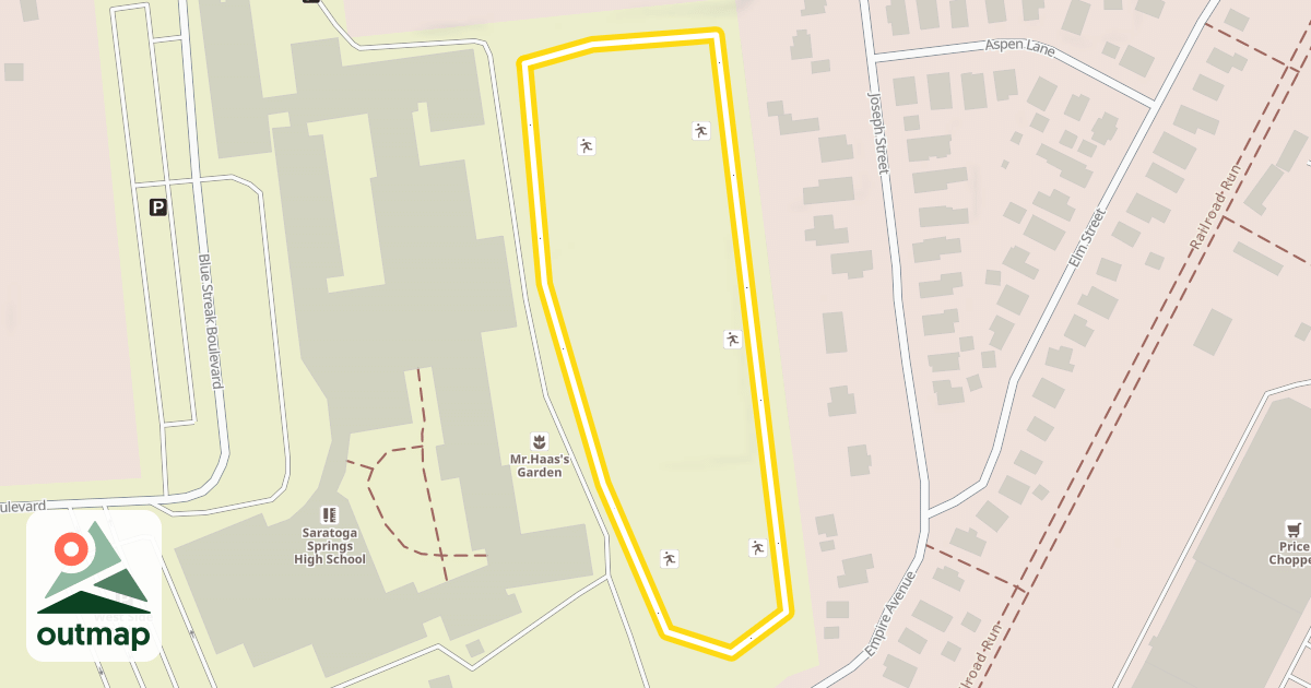 Map of Steven Besler's Ski Trail