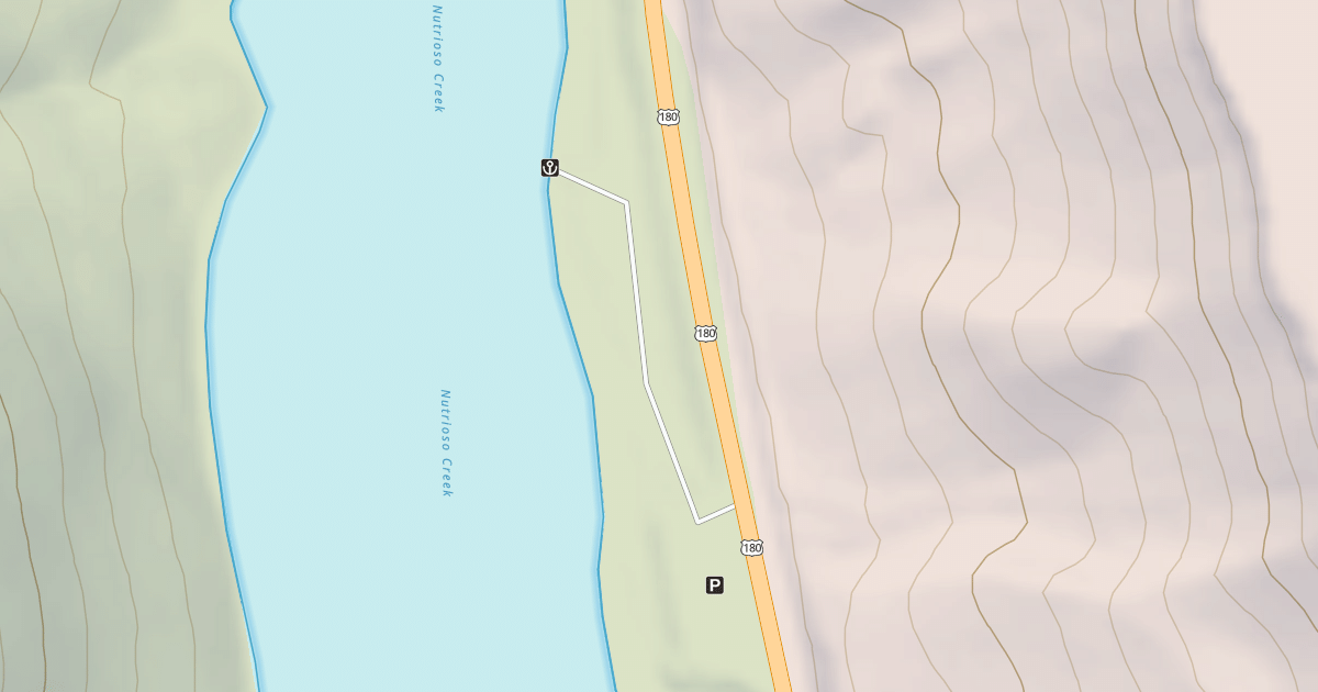 Map preview of NELSON RES UPPER BOAT RAMP