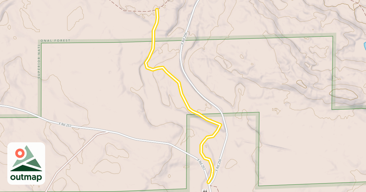 Map of Big Aspen Trail