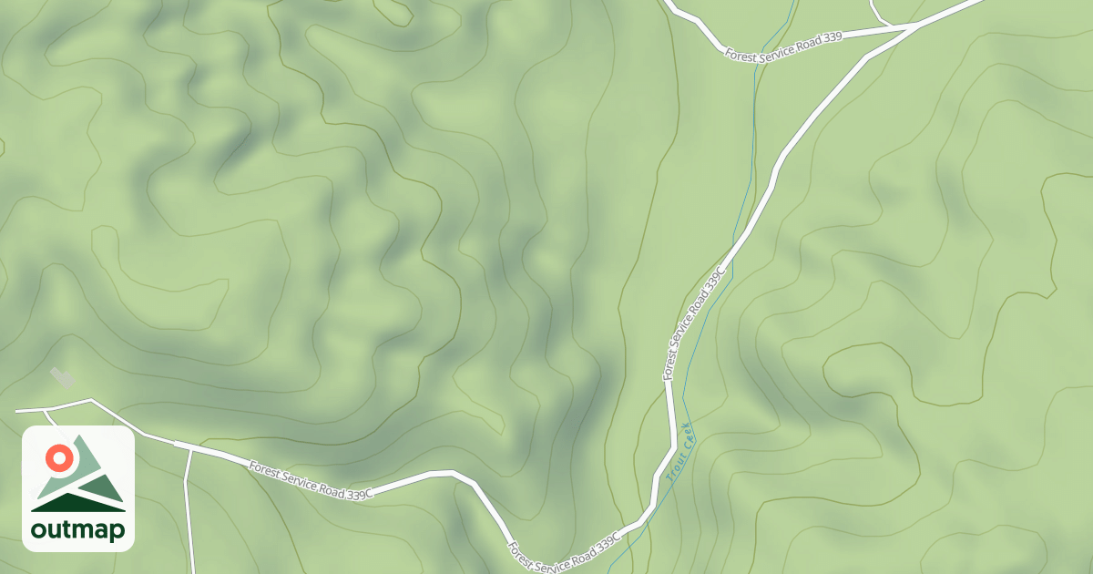 Map of CREEK CROSSING