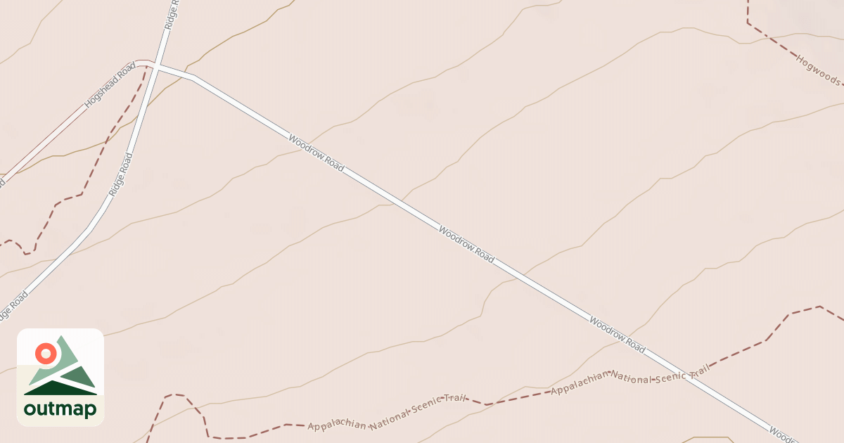 Map of Michaux State Forest – Snowmobile Trail System (Northern)