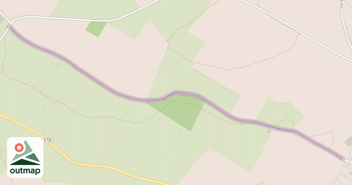 Map of Chemin des Pépines