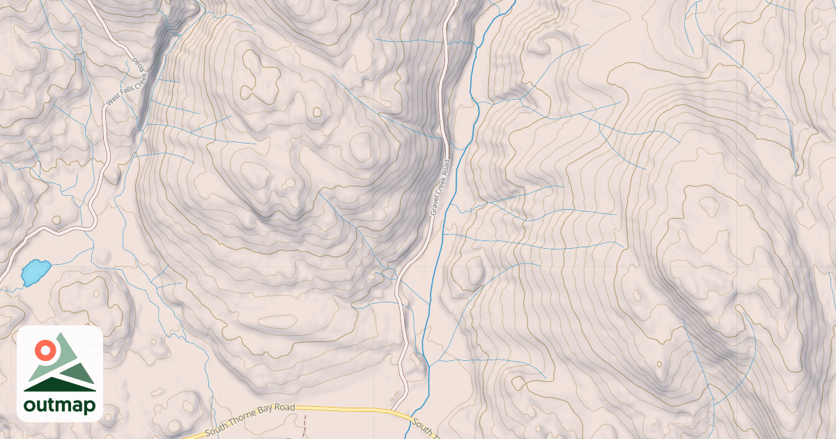 Map of GRAVEL CREEK