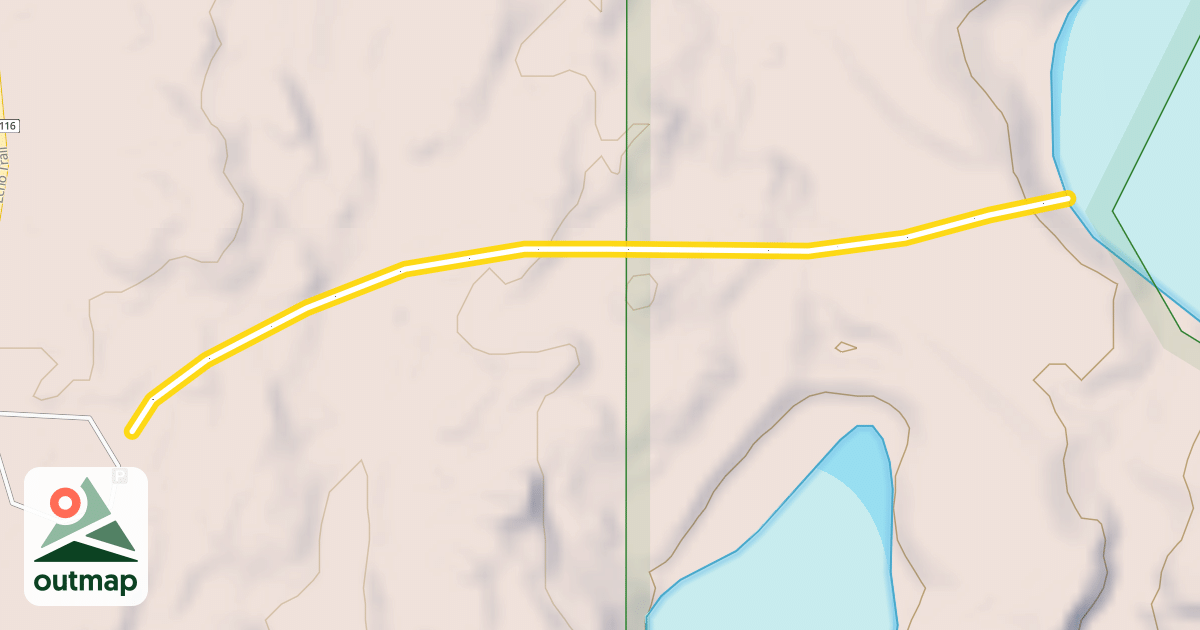 Map of Hegman Lake Trail