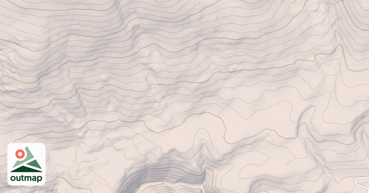 Map of Ellison Mountain