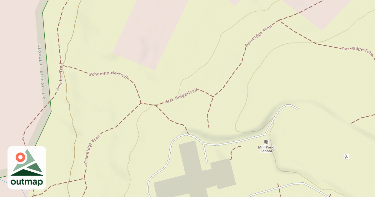 Map of Oak Ridge Trail