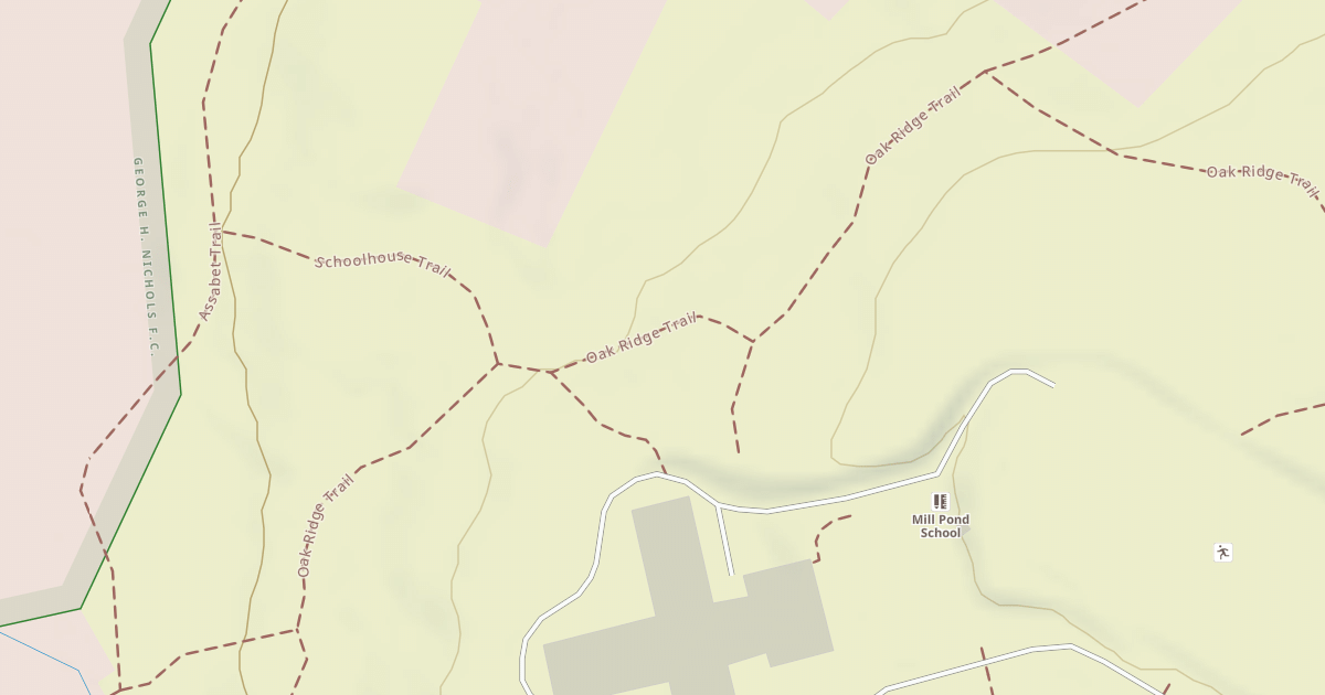 Map preview of Oak Ridge Trail